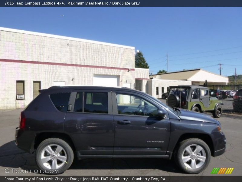Maximum Steel Metallic / Dark Slate Gray 2015 Jeep Compass Latitude 4x4