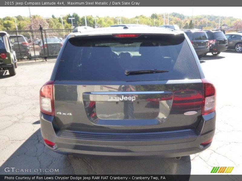 Maximum Steel Metallic / Dark Slate Gray 2015 Jeep Compass Latitude 4x4