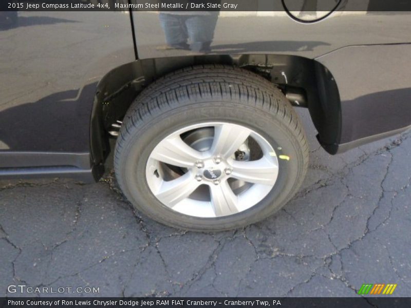 Maximum Steel Metallic / Dark Slate Gray 2015 Jeep Compass Latitude 4x4
