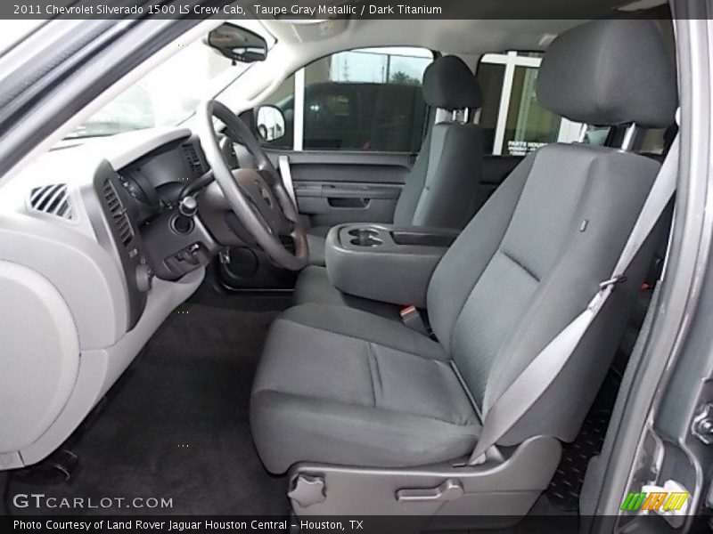 Taupe Gray Metallic / Dark Titanium 2011 Chevrolet Silverado 1500 LS Crew Cab