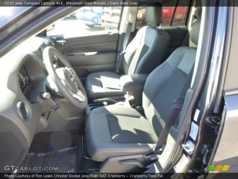 Maximum Steel Metallic / Dark Slate Gray 2015 Jeep Compass Latitude 4x4