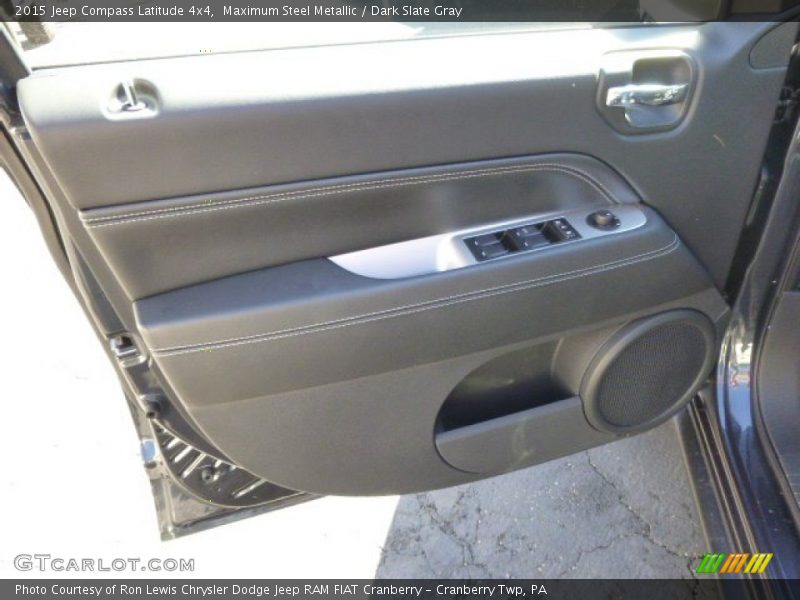 Maximum Steel Metallic / Dark Slate Gray 2015 Jeep Compass Latitude 4x4