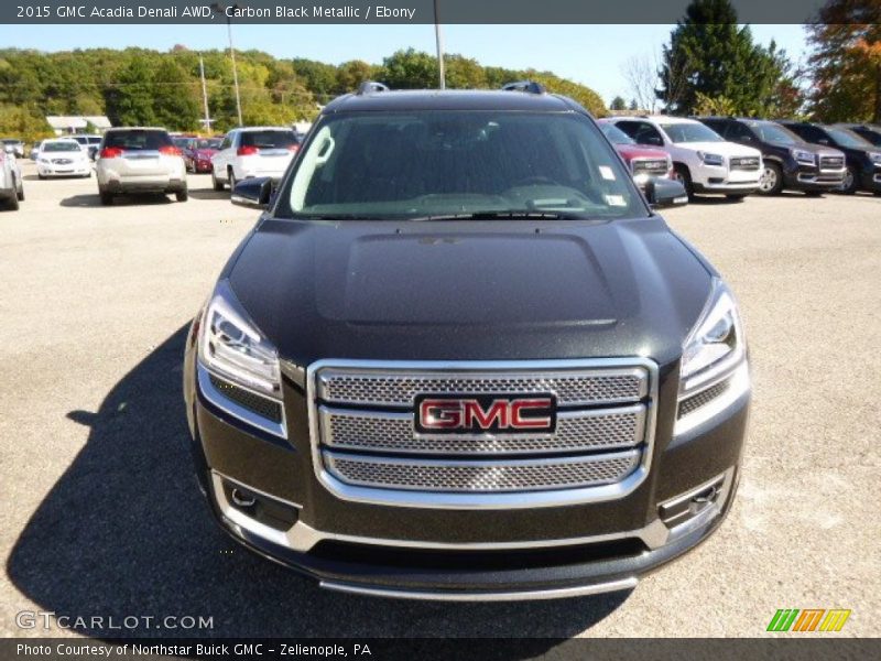 Carbon Black Metallic / Ebony 2015 GMC Acadia Denali AWD