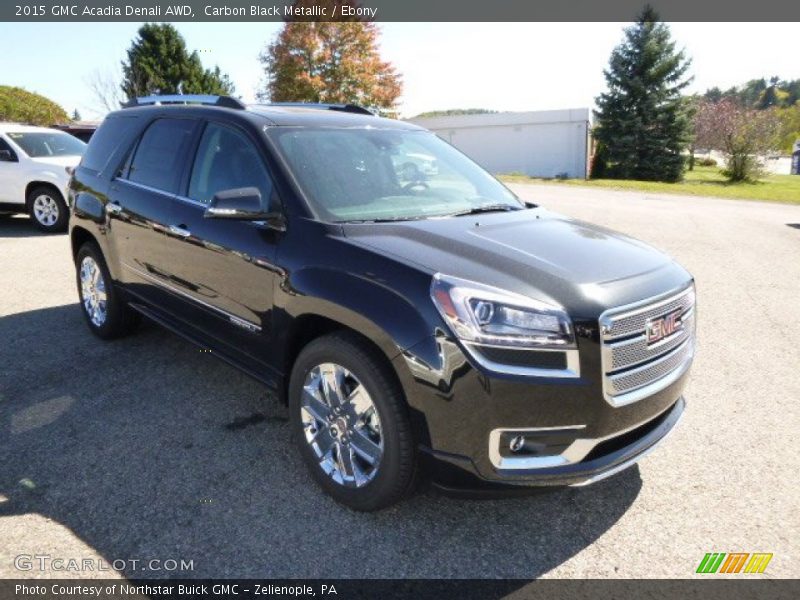Carbon Black Metallic / Ebony 2015 GMC Acadia Denali AWD