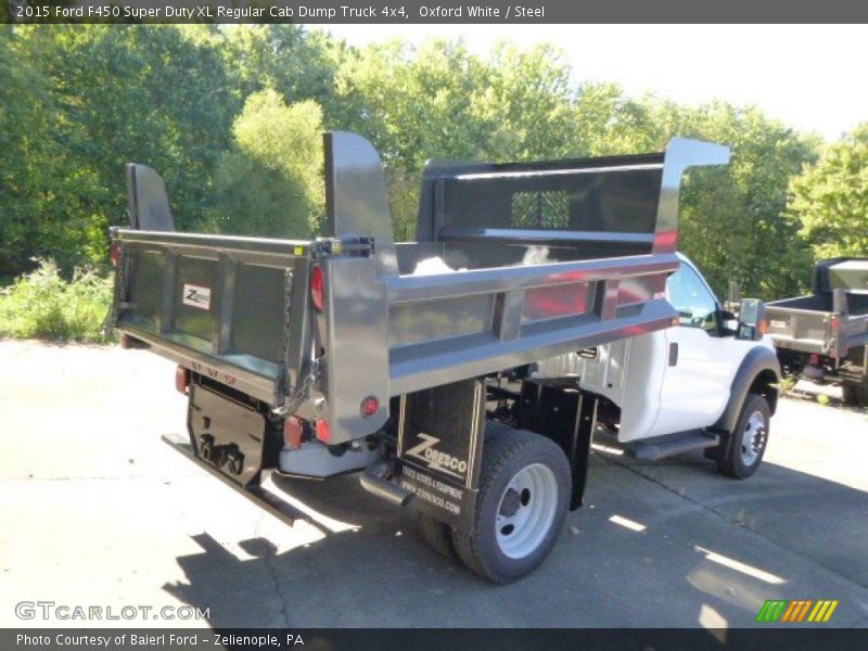 Oxford White / Steel 2015 Ford F450 Super Duty XL Regular Cab Dump Truck 4x4