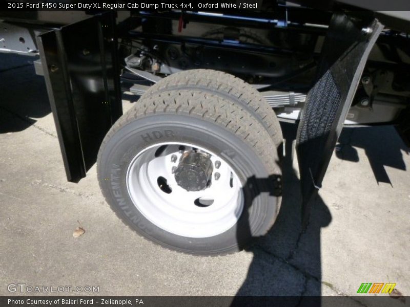Oxford White / Steel 2015 Ford F450 Super Duty XL Regular Cab Dump Truck 4x4