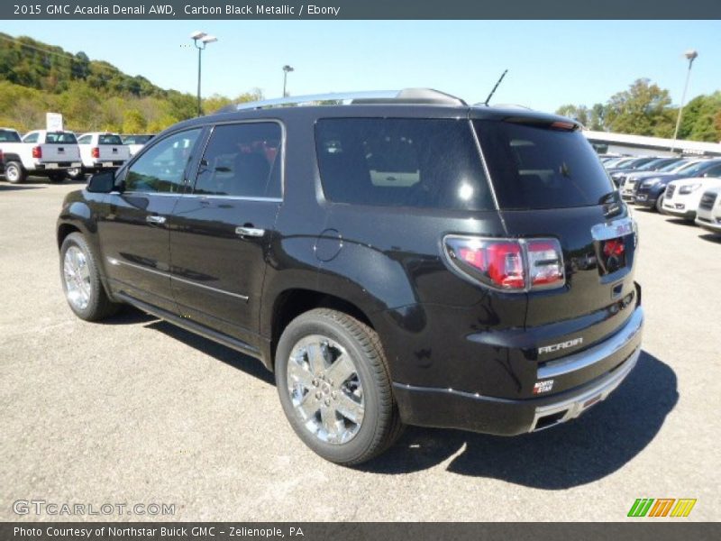 Carbon Black Metallic / Ebony 2015 GMC Acadia Denali AWD