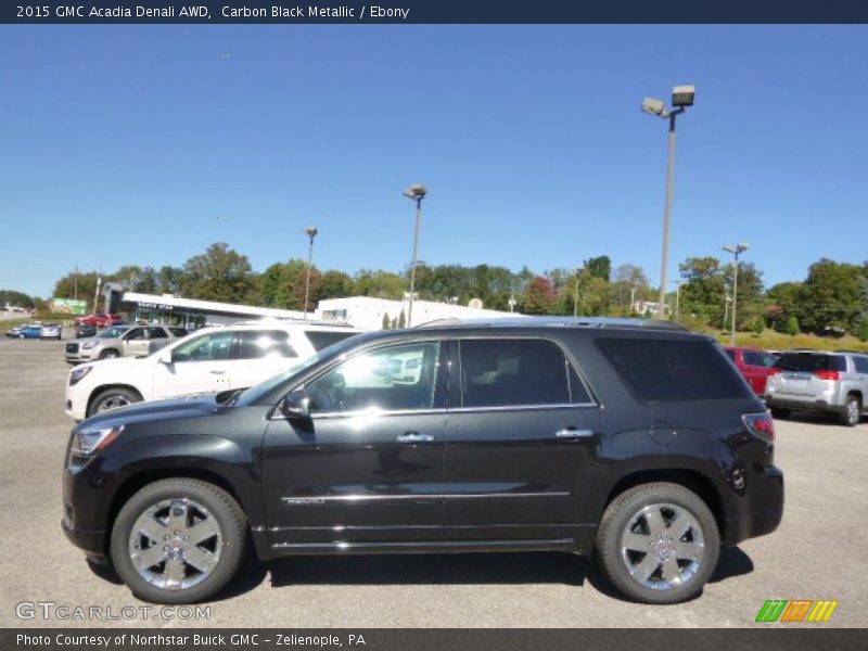 Carbon Black Metallic / Ebony 2015 GMC Acadia Denali AWD