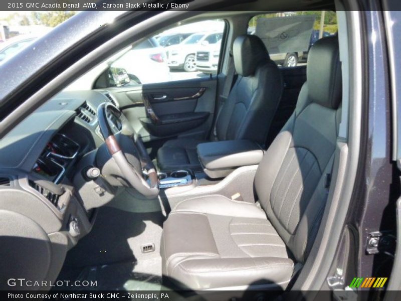 Carbon Black Metallic / Ebony 2015 GMC Acadia Denali AWD
