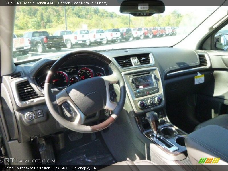 Carbon Black Metallic / Ebony 2015 GMC Acadia Denali AWD