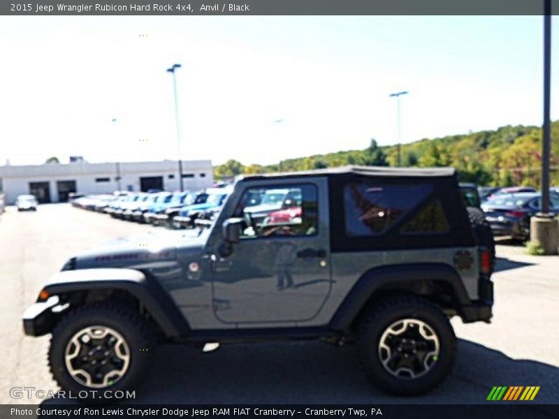 Anvil / Black 2015 Jeep Wrangler Rubicon Hard Rock 4x4
