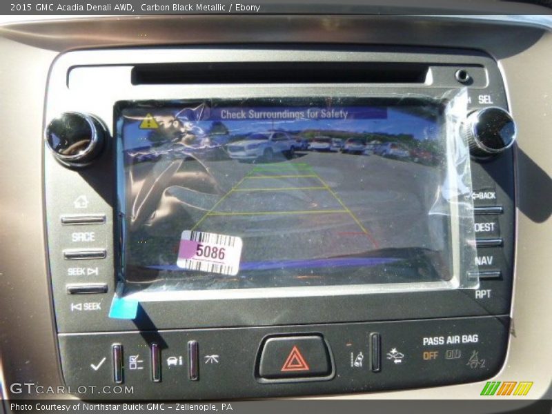 Carbon Black Metallic / Ebony 2015 GMC Acadia Denali AWD
