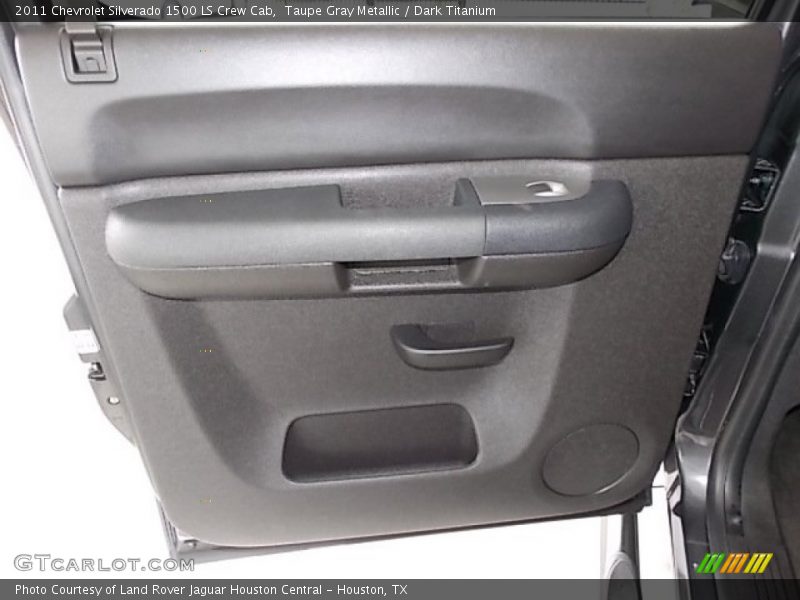 Taupe Gray Metallic / Dark Titanium 2011 Chevrolet Silverado 1500 LS Crew Cab
