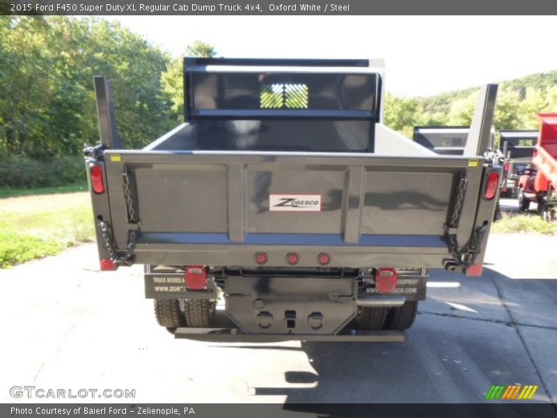 Oxford White / Steel 2015 Ford F450 Super Duty XL Regular Cab Dump Truck 4x4