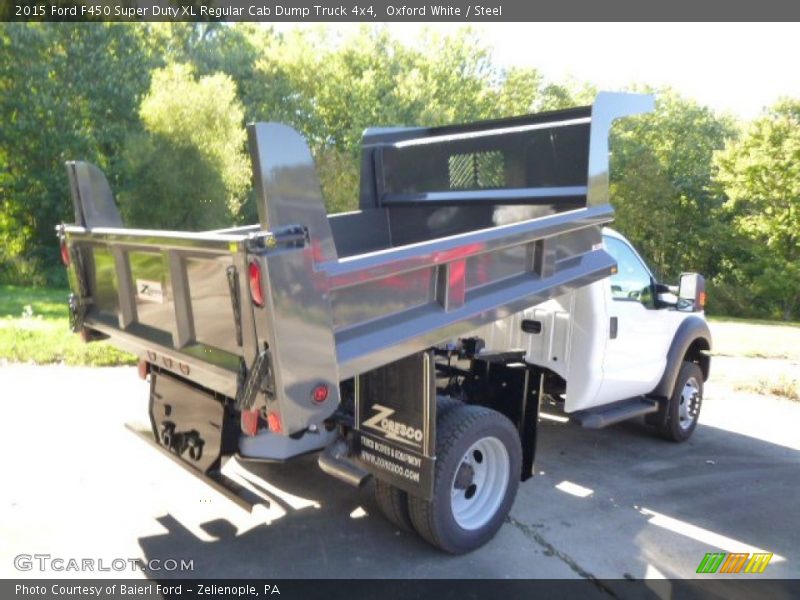Oxford White / Steel 2015 Ford F450 Super Duty XL Regular Cab Dump Truck 4x4