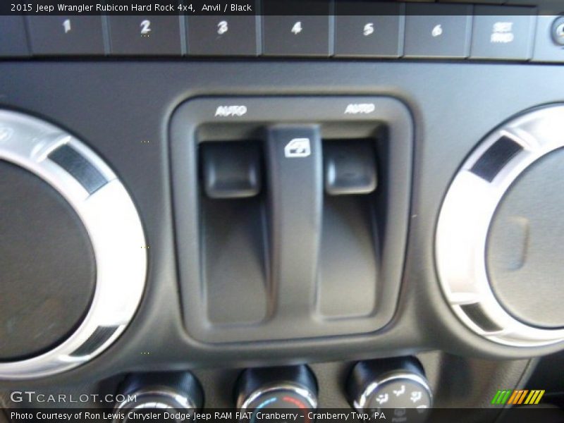Anvil / Black 2015 Jeep Wrangler Rubicon Hard Rock 4x4