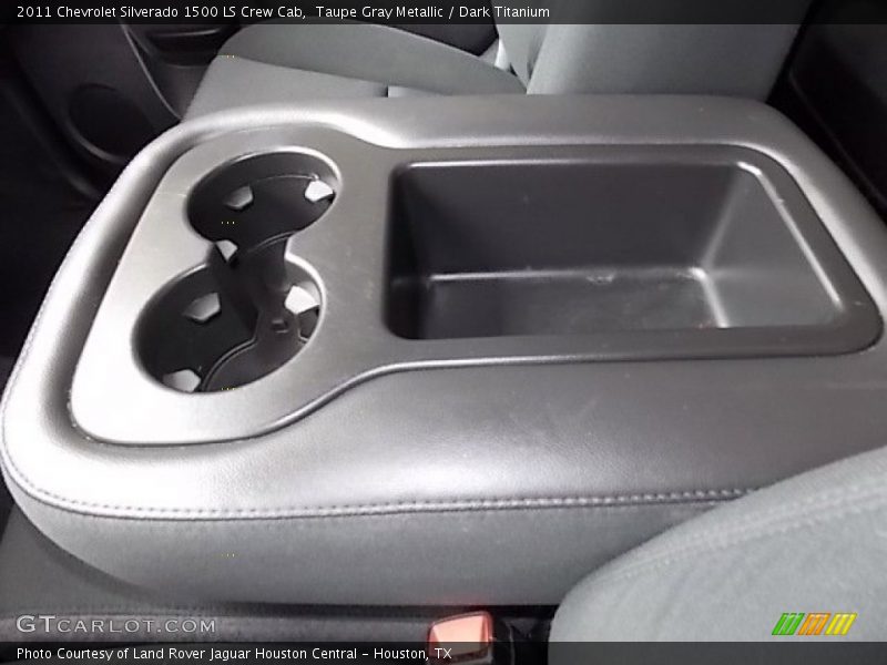 Taupe Gray Metallic / Dark Titanium 2011 Chevrolet Silverado 1500 LS Crew Cab