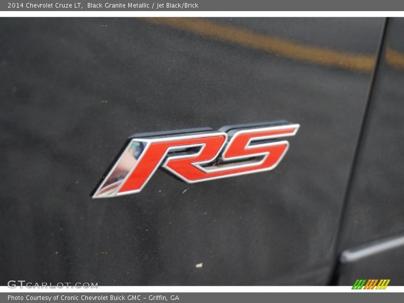 Black Granite Metallic / Jet Black/Brick 2014 Chevrolet Cruze LT