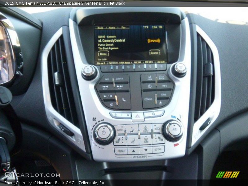 Champagne Silver Metallic / Jet Black 2015 GMC Terrain SLE AWD