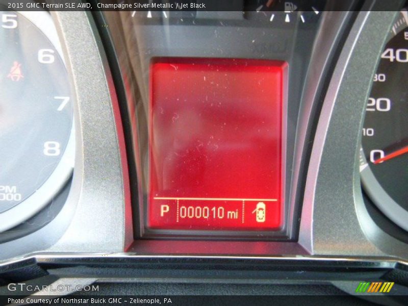 Champagne Silver Metallic / Jet Black 2015 GMC Terrain SLE AWD