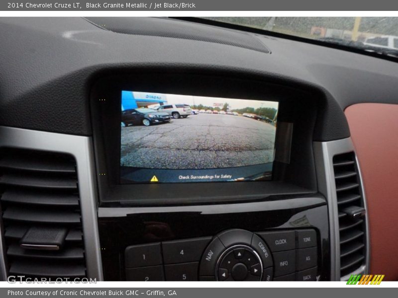 Black Granite Metallic / Jet Black/Brick 2014 Chevrolet Cruze LT