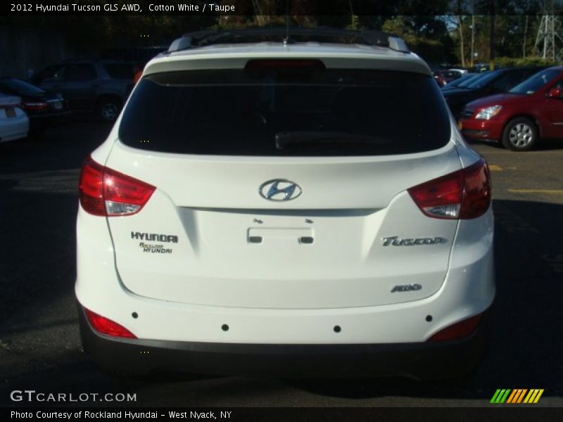 Cotton White / Taupe 2012 Hyundai Tucson GLS AWD