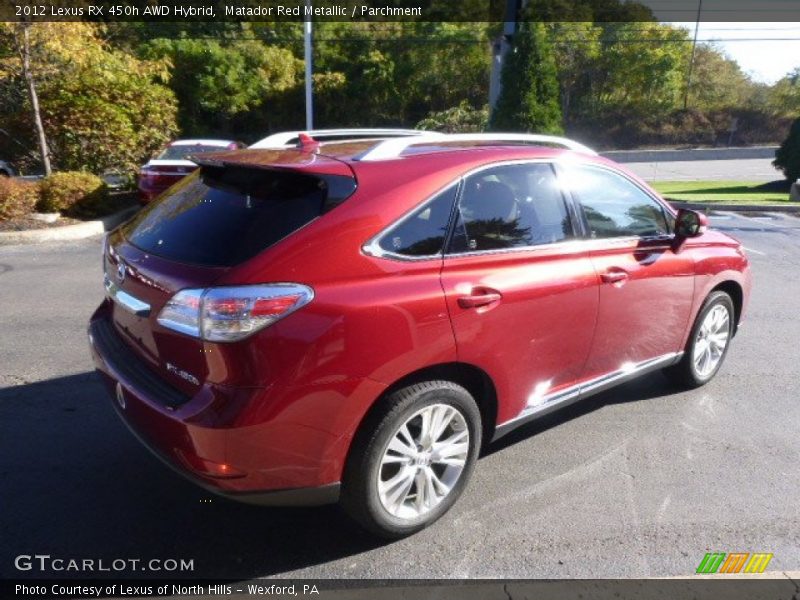 Matador Red Metallic / Parchment 2012 Lexus RX 450h AWD Hybrid