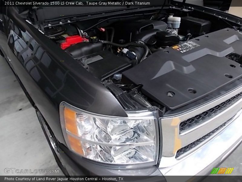 Taupe Gray Metallic / Dark Titanium 2011 Chevrolet Silverado 1500 LS Crew Cab