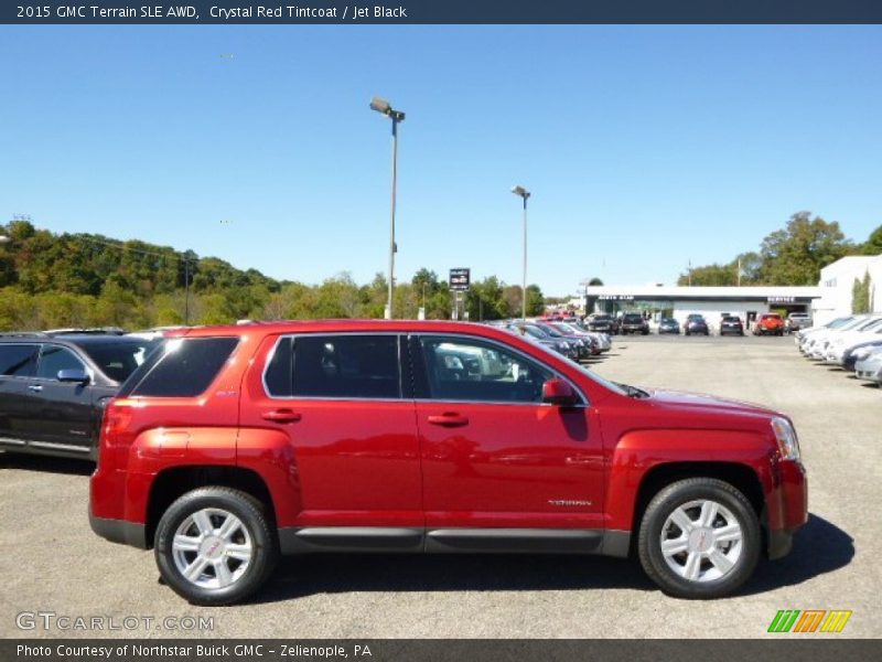 Crystal Red Tintcoat / Jet Black 2015 GMC Terrain SLE AWD