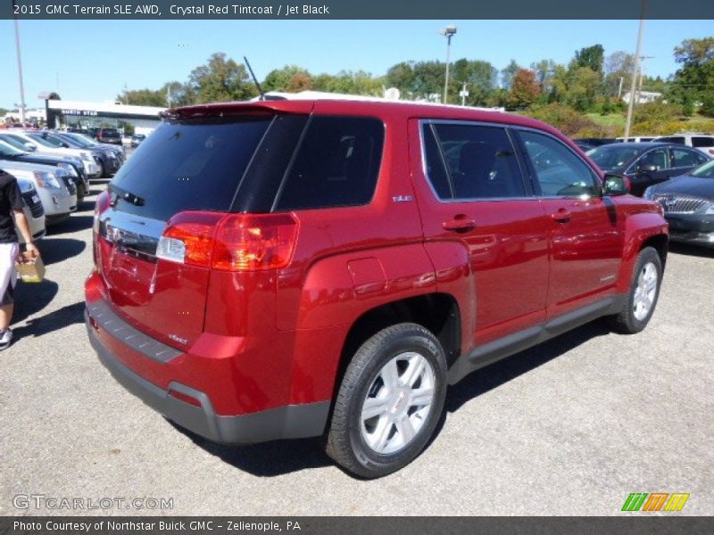 Crystal Red Tintcoat / Jet Black 2015 GMC Terrain SLE AWD