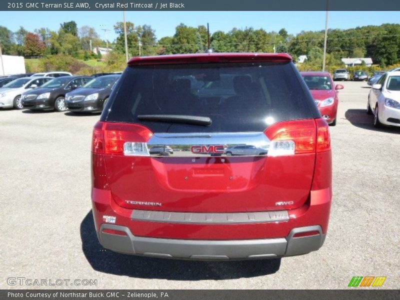 Crystal Red Tintcoat / Jet Black 2015 GMC Terrain SLE AWD