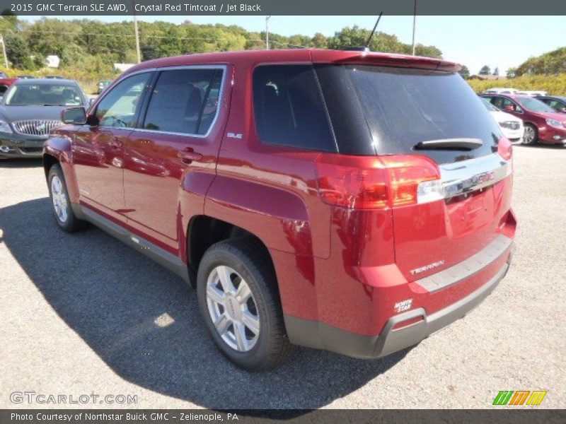 Crystal Red Tintcoat / Jet Black 2015 GMC Terrain SLE AWD