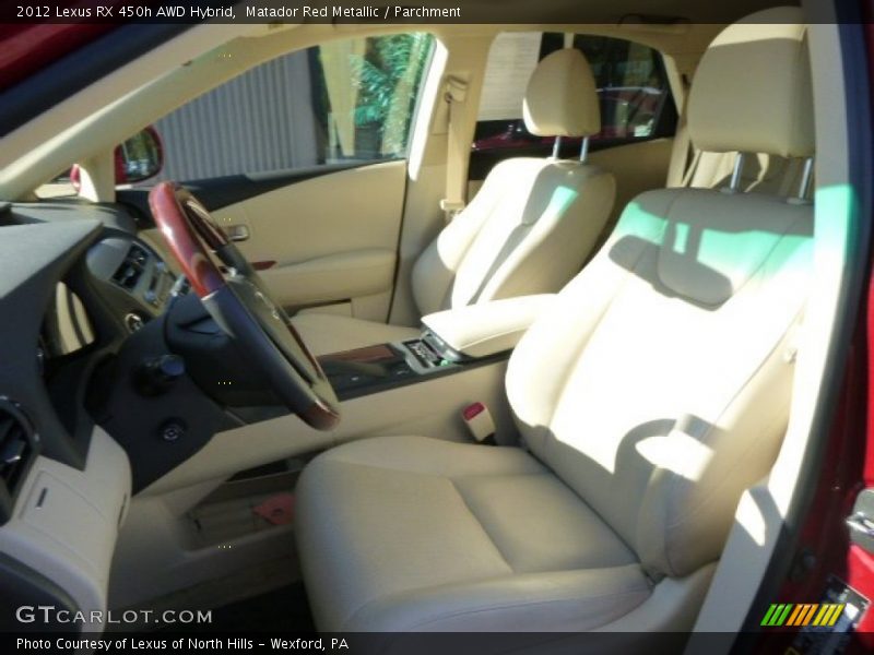 Matador Red Metallic / Parchment 2012 Lexus RX 450h AWD Hybrid
