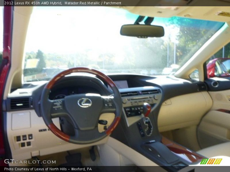Matador Red Metallic / Parchment 2012 Lexus RX 450h AWD Hybrid