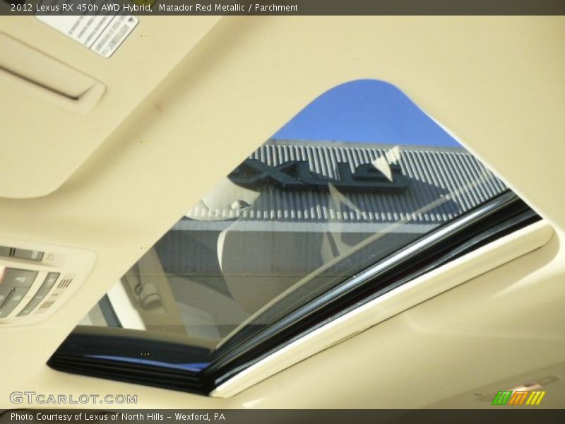 Matador Red Metallic / Parchment 2012 Lexus RX 450h AWD Hybrid