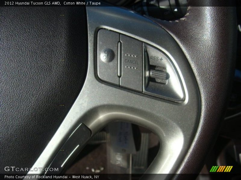 Cotton White / Taupe 2012 Hyundai Tucson GLS AWD