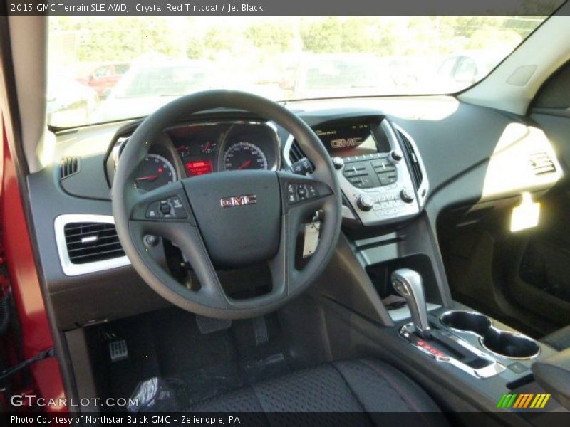 Crystal Red Tintcoat / Jet Black 2015 GMC Terrain SLE AWD