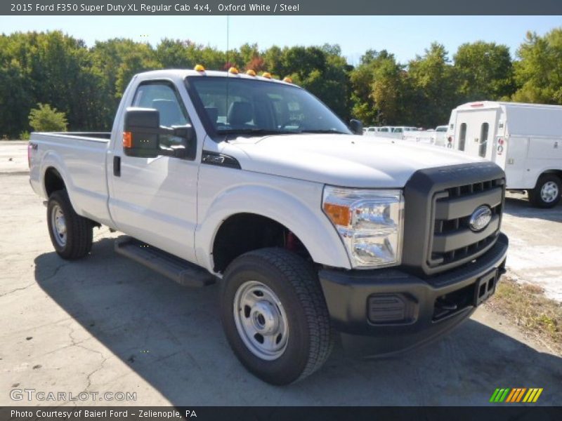 Oxford White / Steel 2015 Ford F350 Super Duty XL Regular Cab 4x4