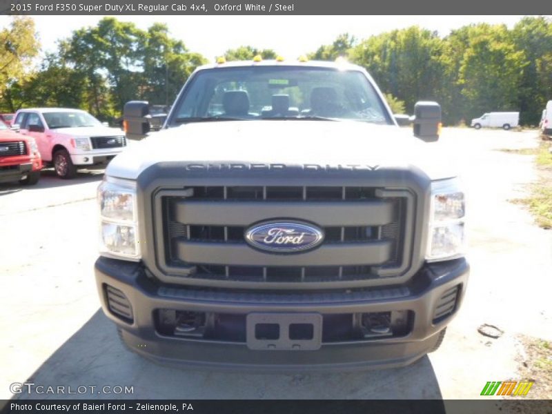 Oxford White / Steel 2015 Ford F350 Super Duty XL Regular Cab 4x4