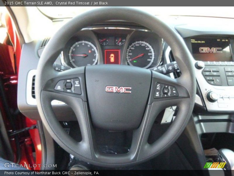 Crystal Red Tintcoat / Jet Black 2015 GMC Terrain SLE AWD