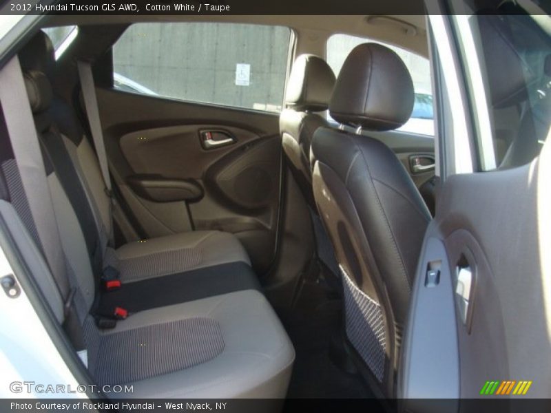Cotton White / Taupe 2012 Hyundai Tucson GLS AWD
