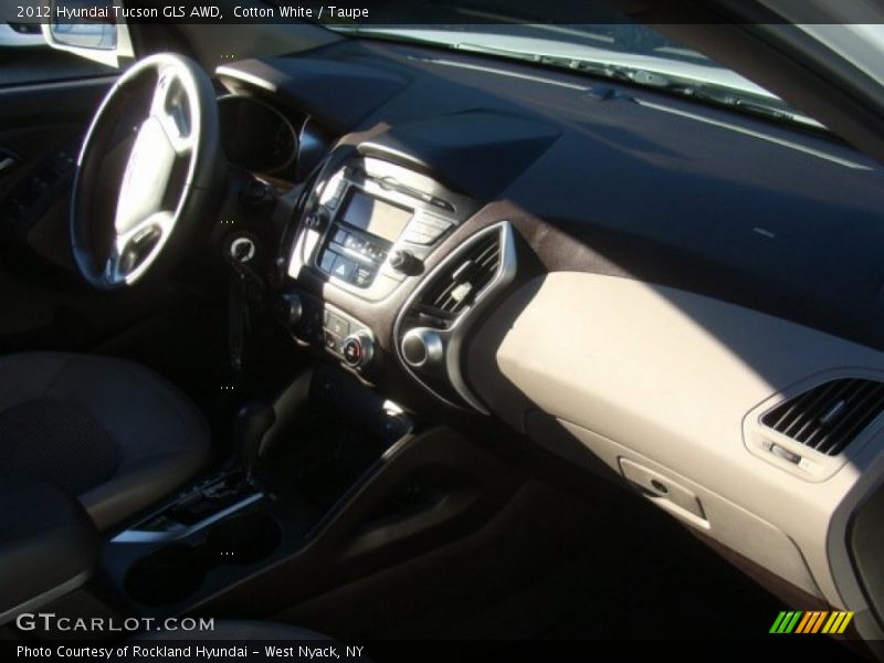 Cotton White / Taupe 2012 Hyundai Tucson GLS AWD