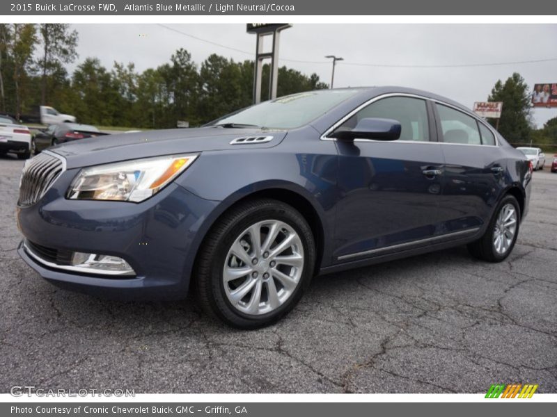 Atlantis Blue Metallic / Light Neutral/Cocoa 2015 Buick LaCrosse FWD