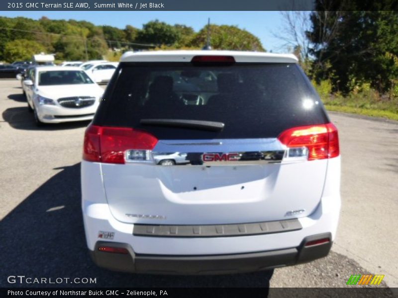 Summit White / Jet Black 2015 GMC Terrain SLE AWD
