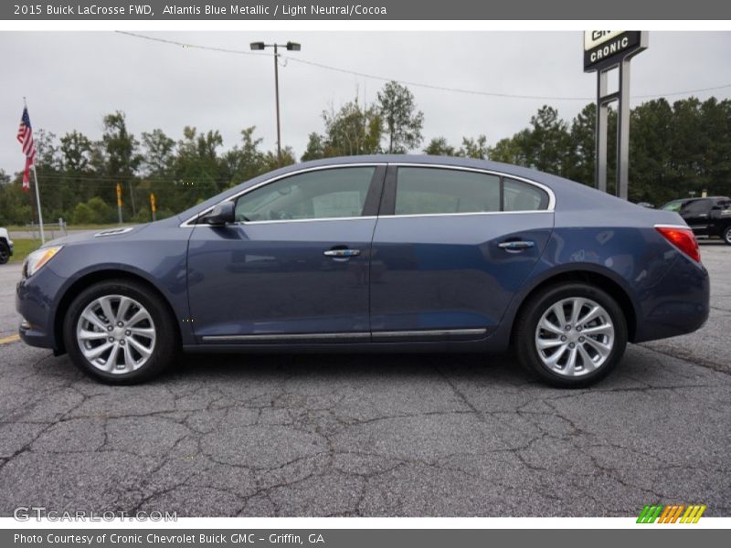 Atlantis Blue Metallic / Light Neutral/Cocoa 2015 Buick LaCrosse FWD