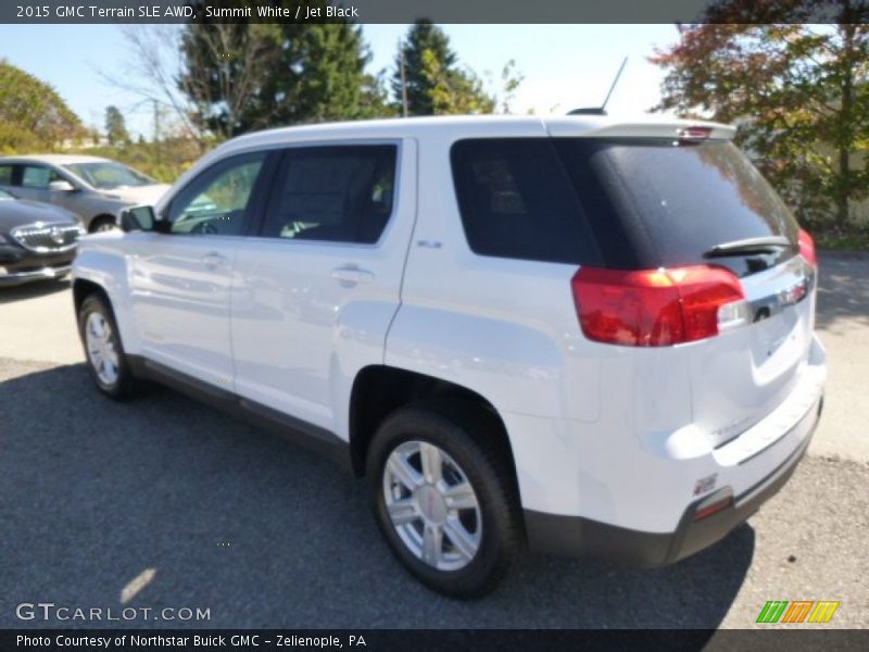 Summit White / Jet Black 2015 GMC Terrain SLE AWD