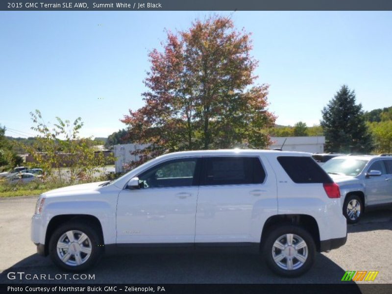 Summit White / Jet Black 2015 GMC Terrain SLE AWD