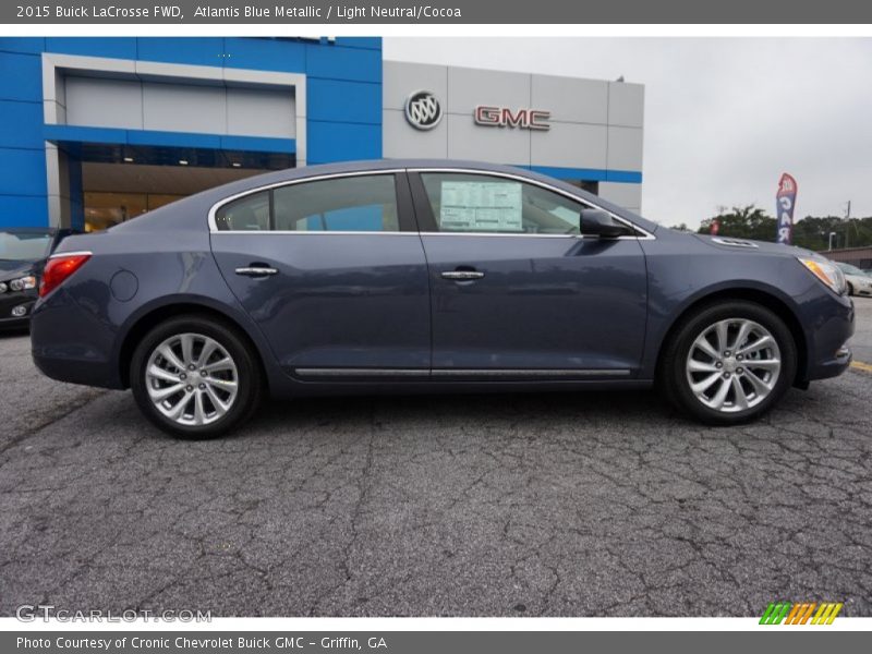 Atlantis Blue Metallic / Light Neutral/Cocoa 2015 Buick LaCrosse FWD