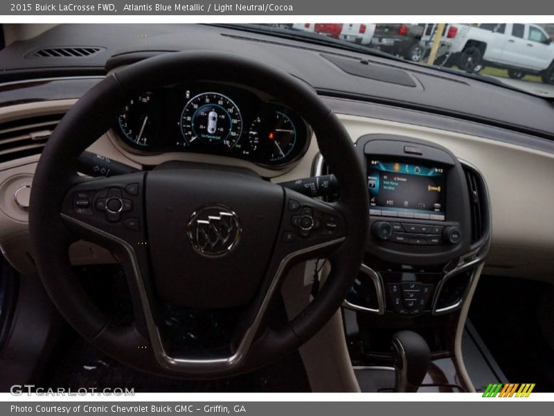 Atlantis Blue Metallic / Light Neutral/Cocoa 2015 Buick LaCrosse FWD