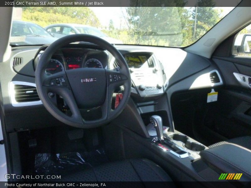 Summit White / Jet Black 2015 GMC Terrain SLE AWD